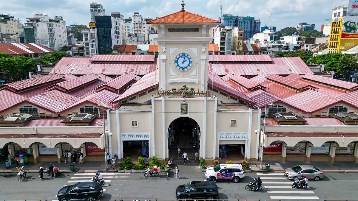 Ben Thanh Market in ho chi minh city